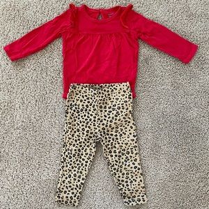 Carters Baby Girl Long Sleeve Bodysuit and Leggings Set